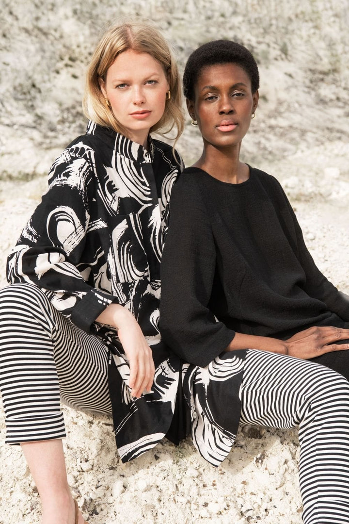 ABSTRACT JACKET | COL=BLACK