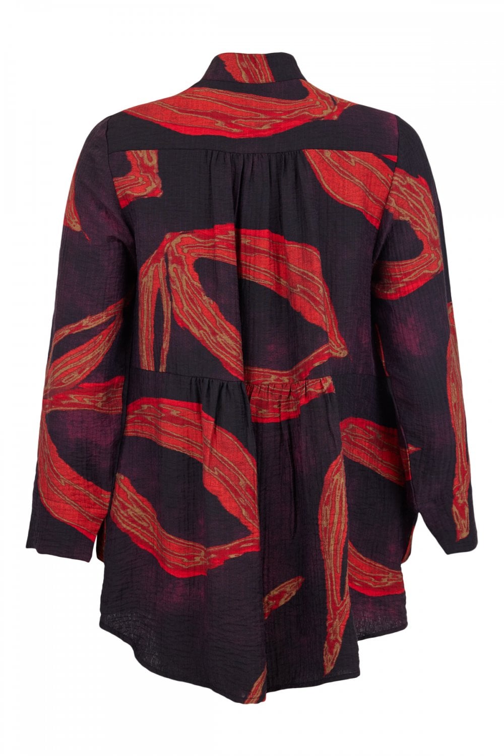 ABSTRACT SHIRT | COL=PRUNE