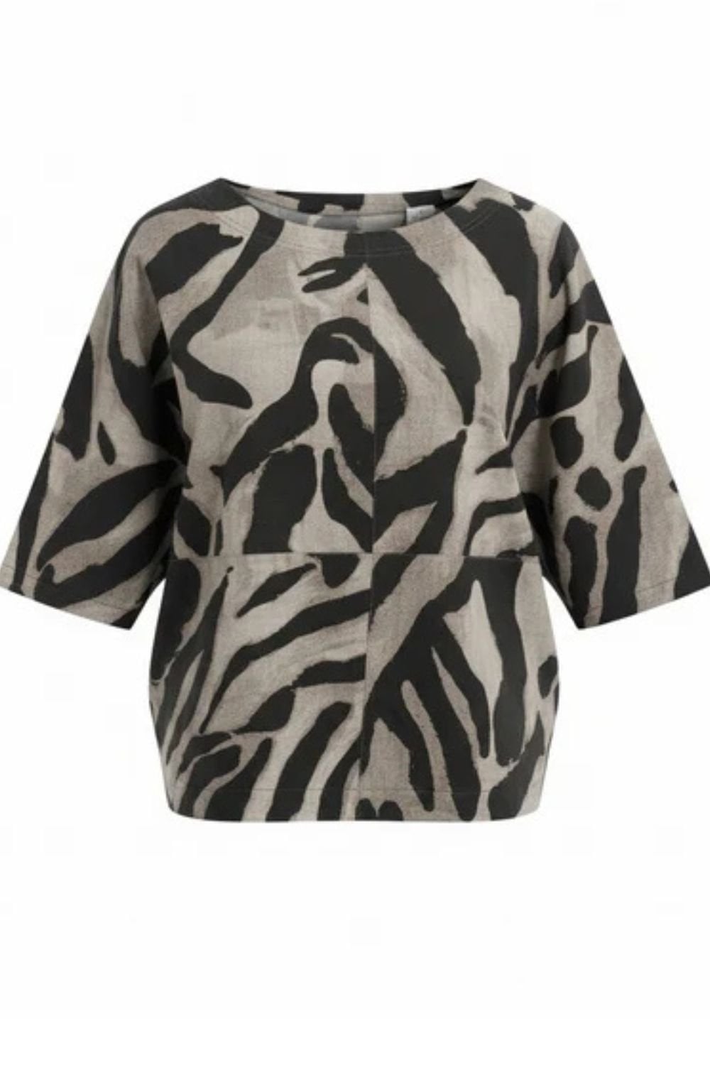 ANIMAL PRINT TOP | COL=SAND