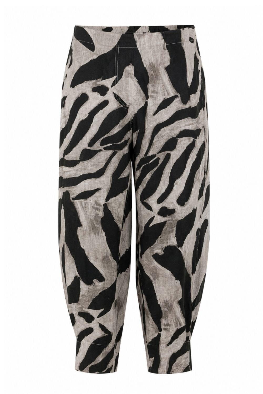 ANIMAL PRINT TROUSER | COL=SAND