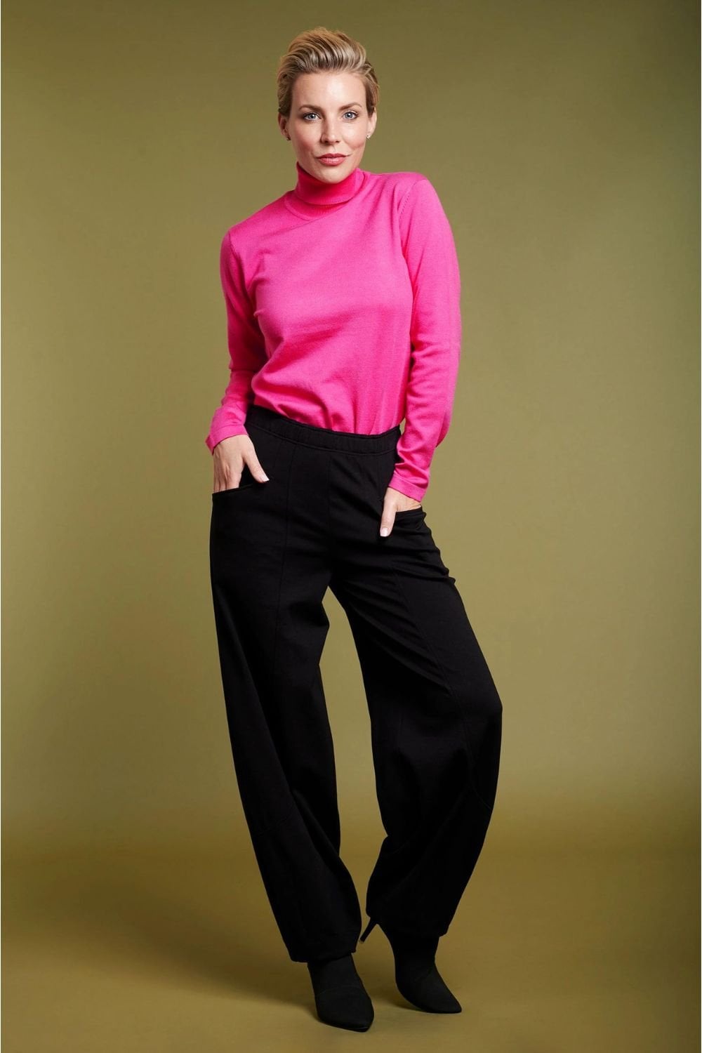 NOEN BUBBLE TROUSER | COL=BLACK