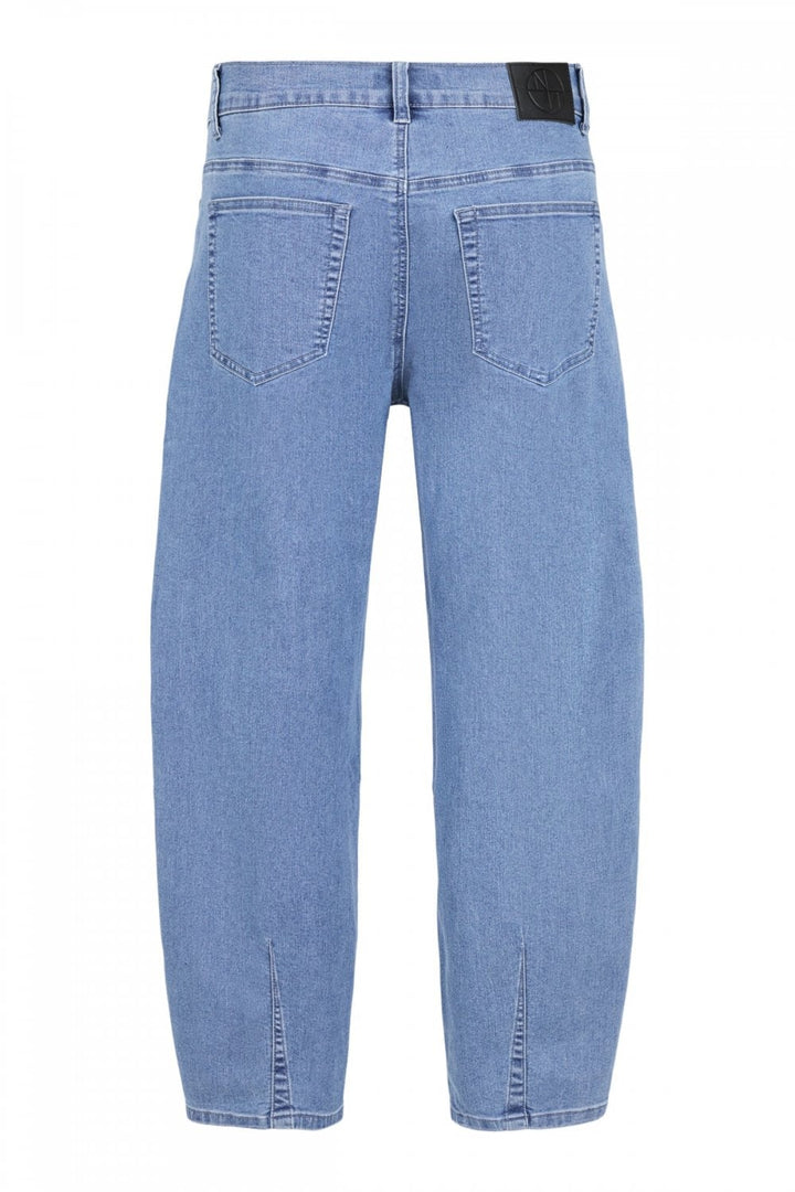 DENIM BARREL LEG JEAN | COL=DENIM