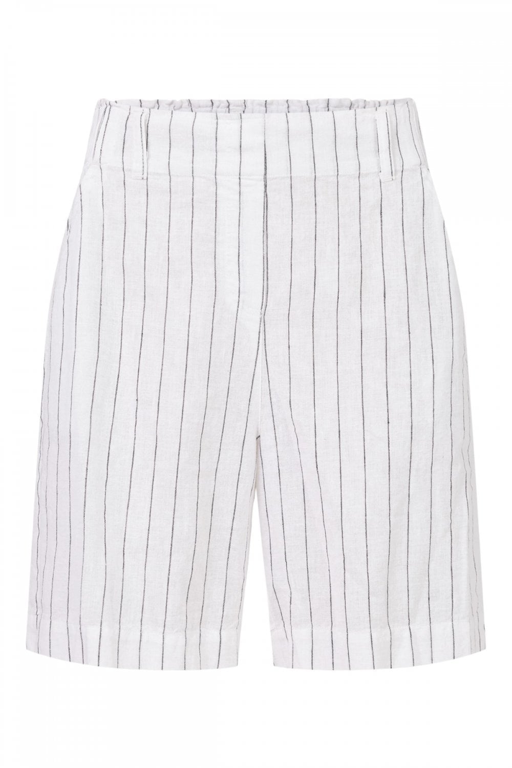 FINE STRIPE LINEN SHORTS | COL=MIX