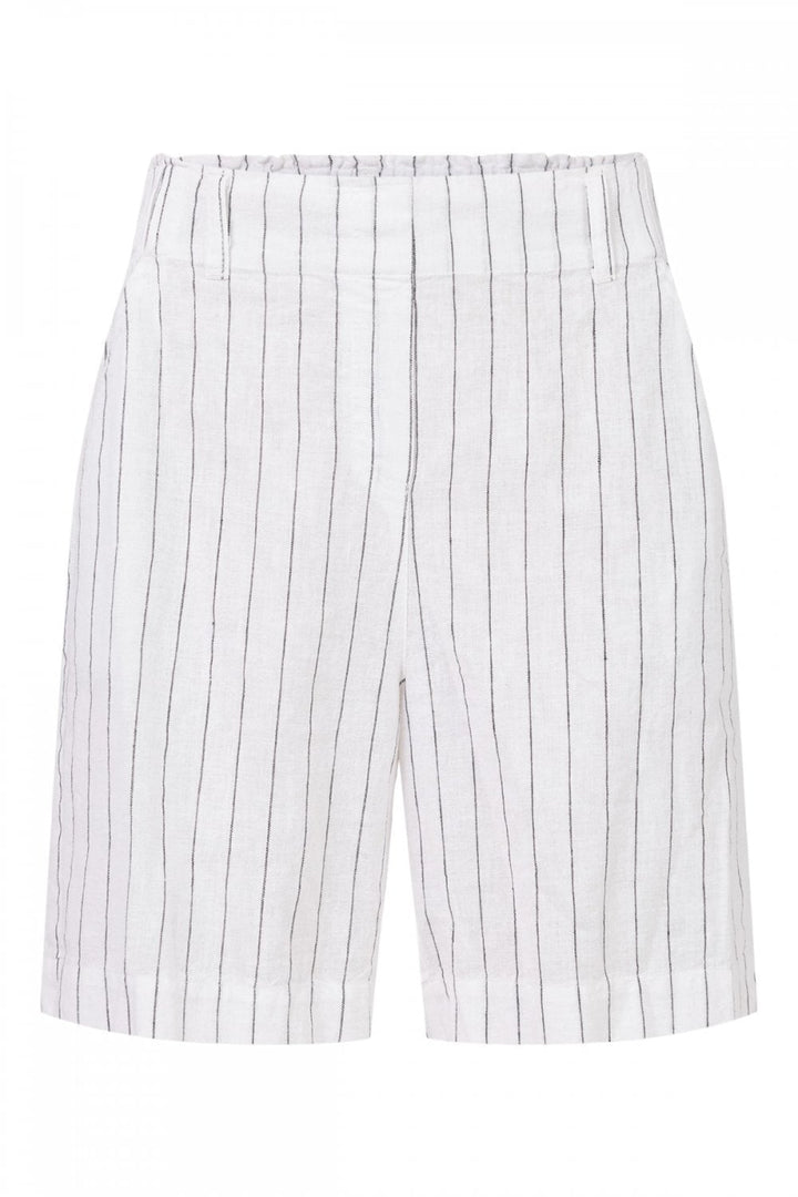 FINE STRIPE LINEN SHORTS | COL=MIX