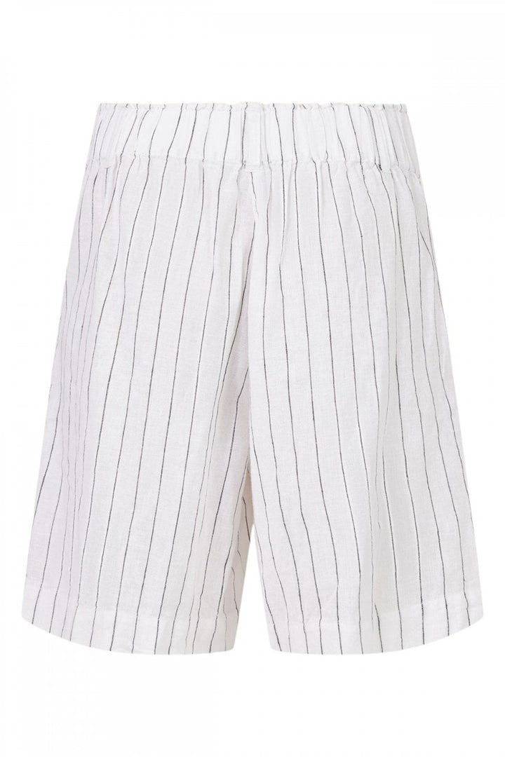 FINE STRIPE LINEN SHORTS | COL=MIX