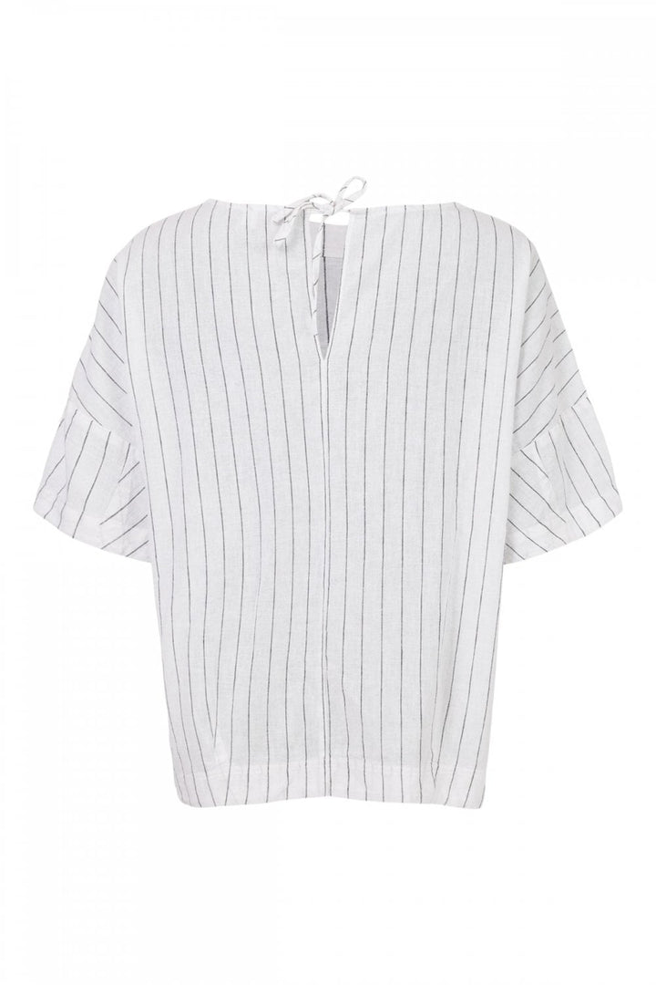 FINE STRIPE LINEN TOP | COL=MIX