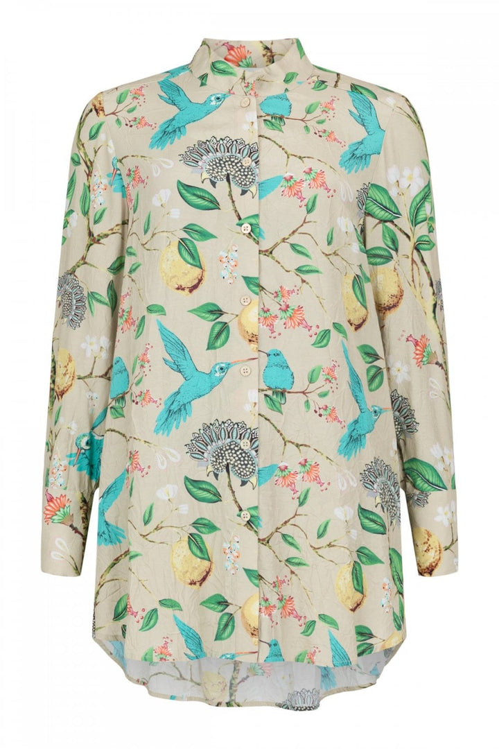 FLORAL BRANCH PRINT SHIRT | COL=MULTI