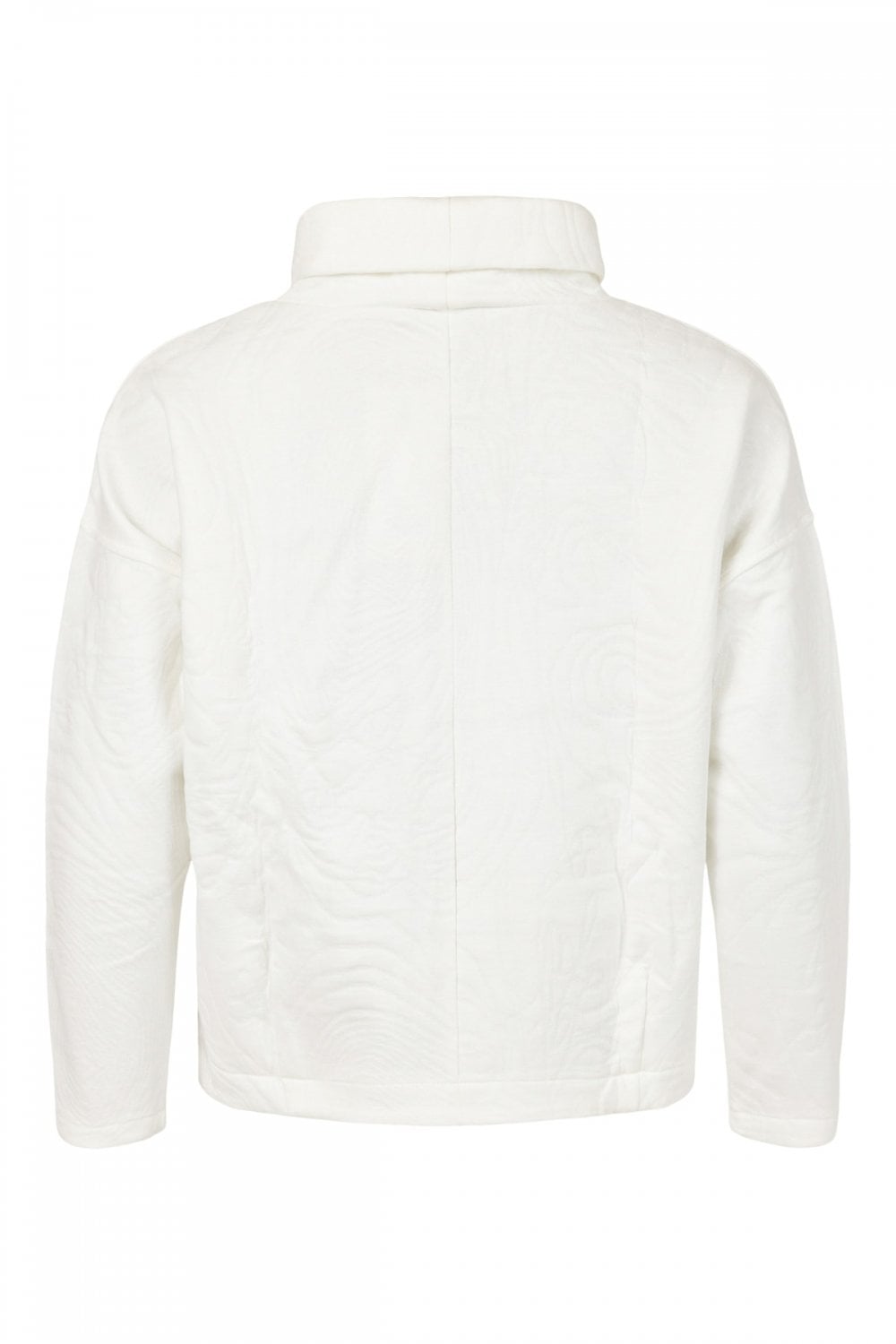 HIGH NECK PULLOVER | COL=CREAM