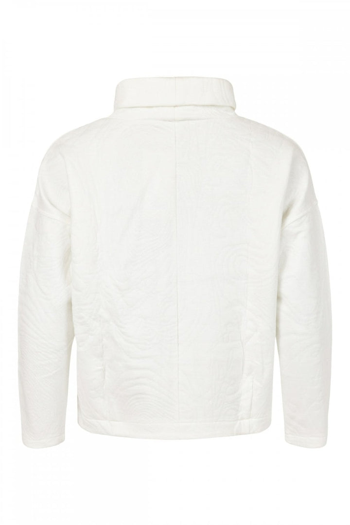 HIGH NECK PULLOVER | COL=CREAM