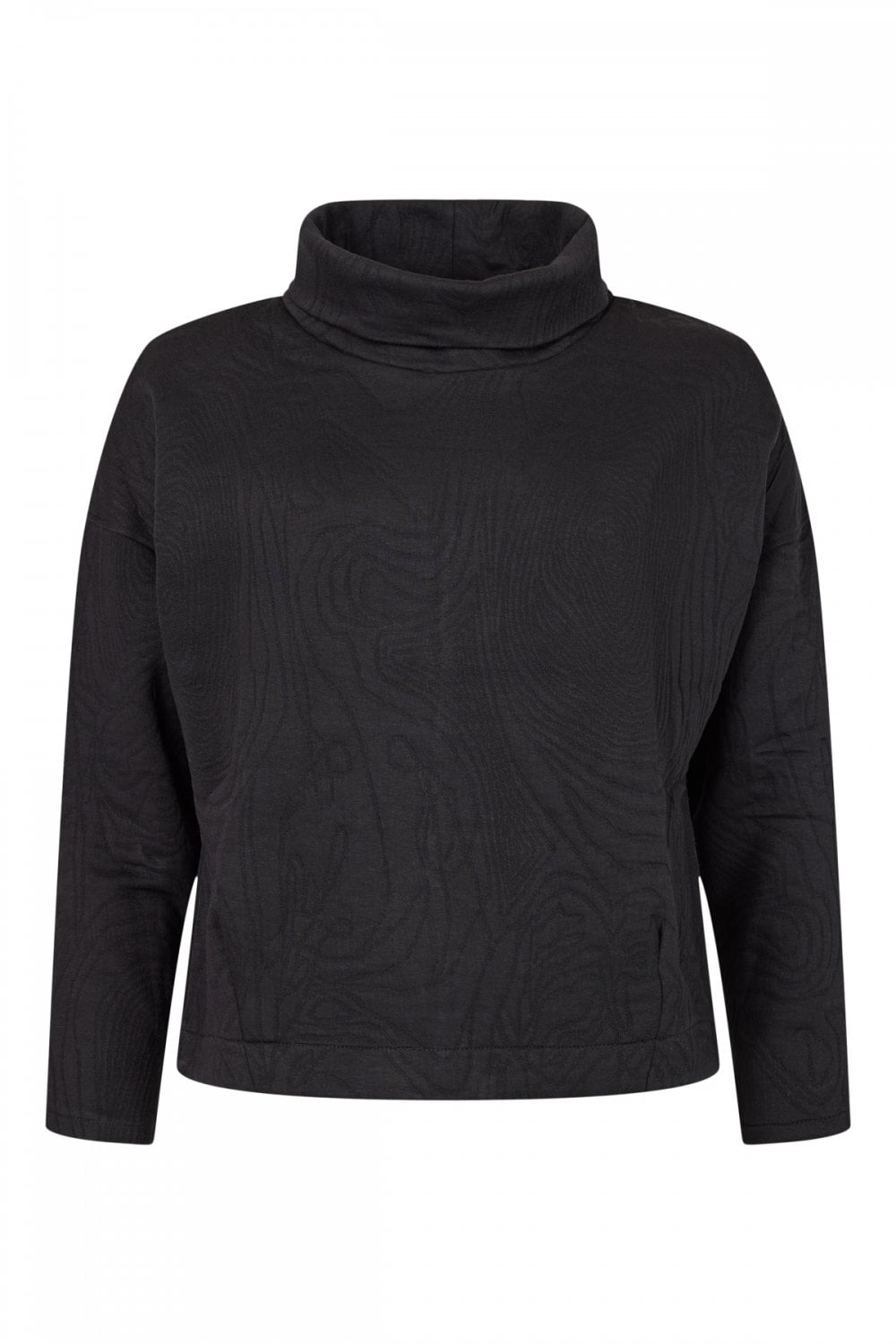 HIGH NECK PULLOVER | COL=BLACK