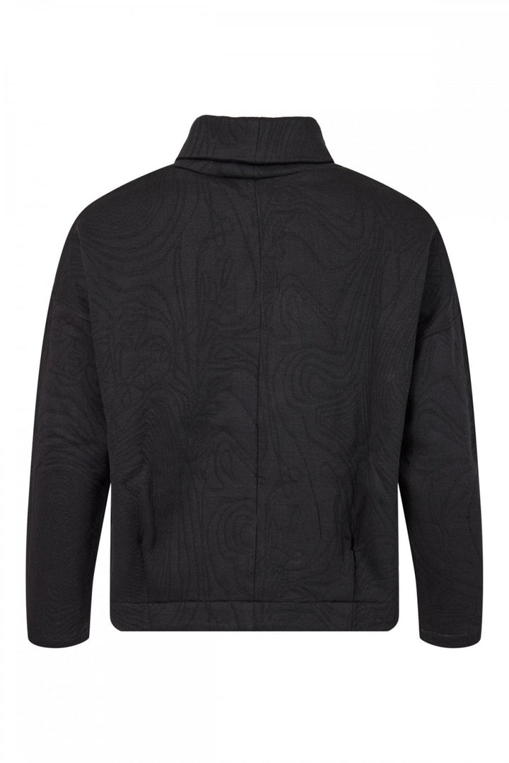 HIGH NECK PULLOVER | COL=BLACK