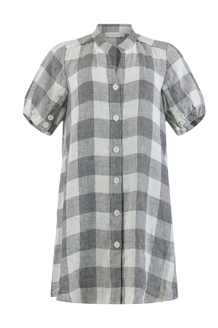LINE CHECK TUNIC SHIRT | COL=MIX