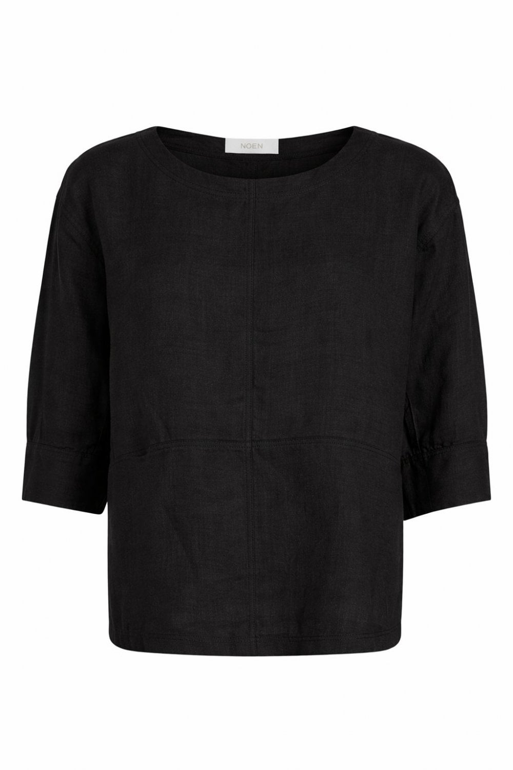 LINEN BLOUSE | COL=BLACK