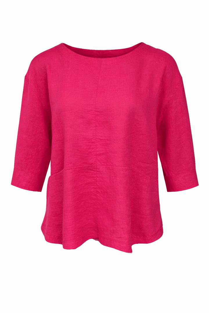 LINEN BLOUSE | COL=PINK