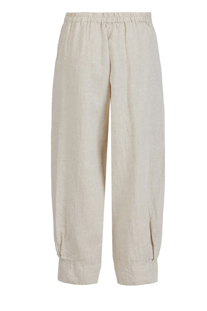 NOEN LINEN TROUSERS | COL=LIGHT TAUPE,PINK
