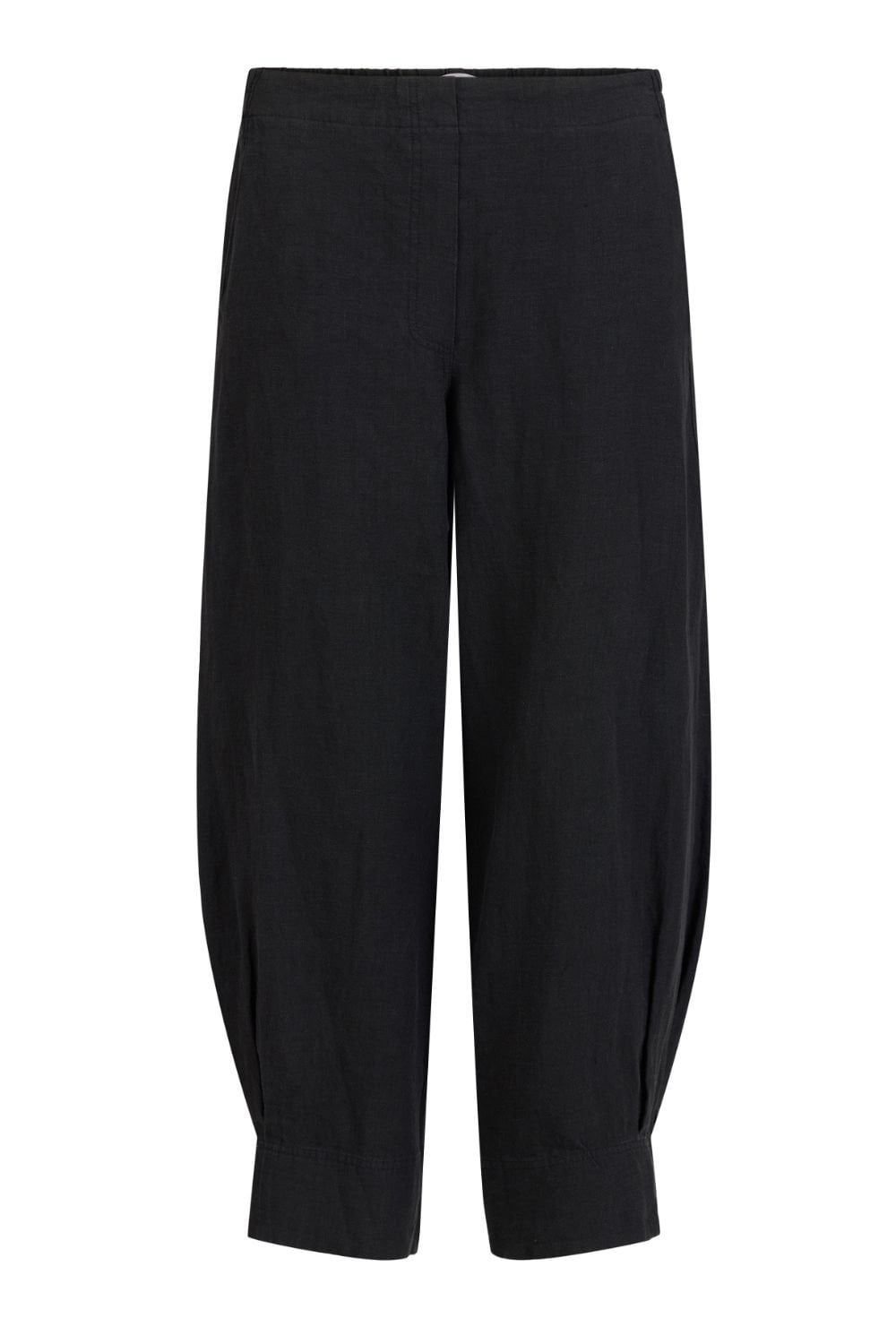NOEN LINEN TROUSERS | COL=BLACK