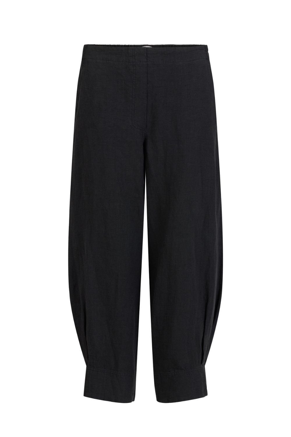 NOEN LINEN TROUSERS | COL=BLACK