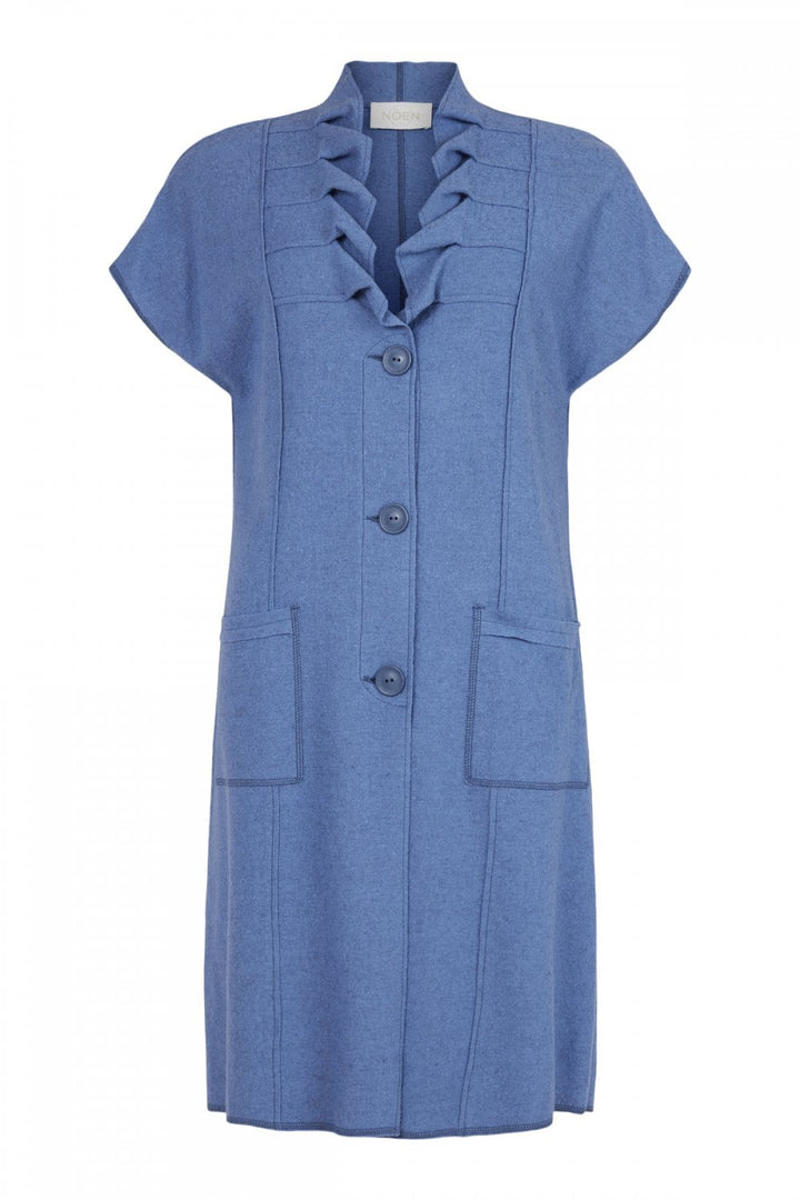 LONGLINE WAISTCOAT | COL=STONEWASH BLUE