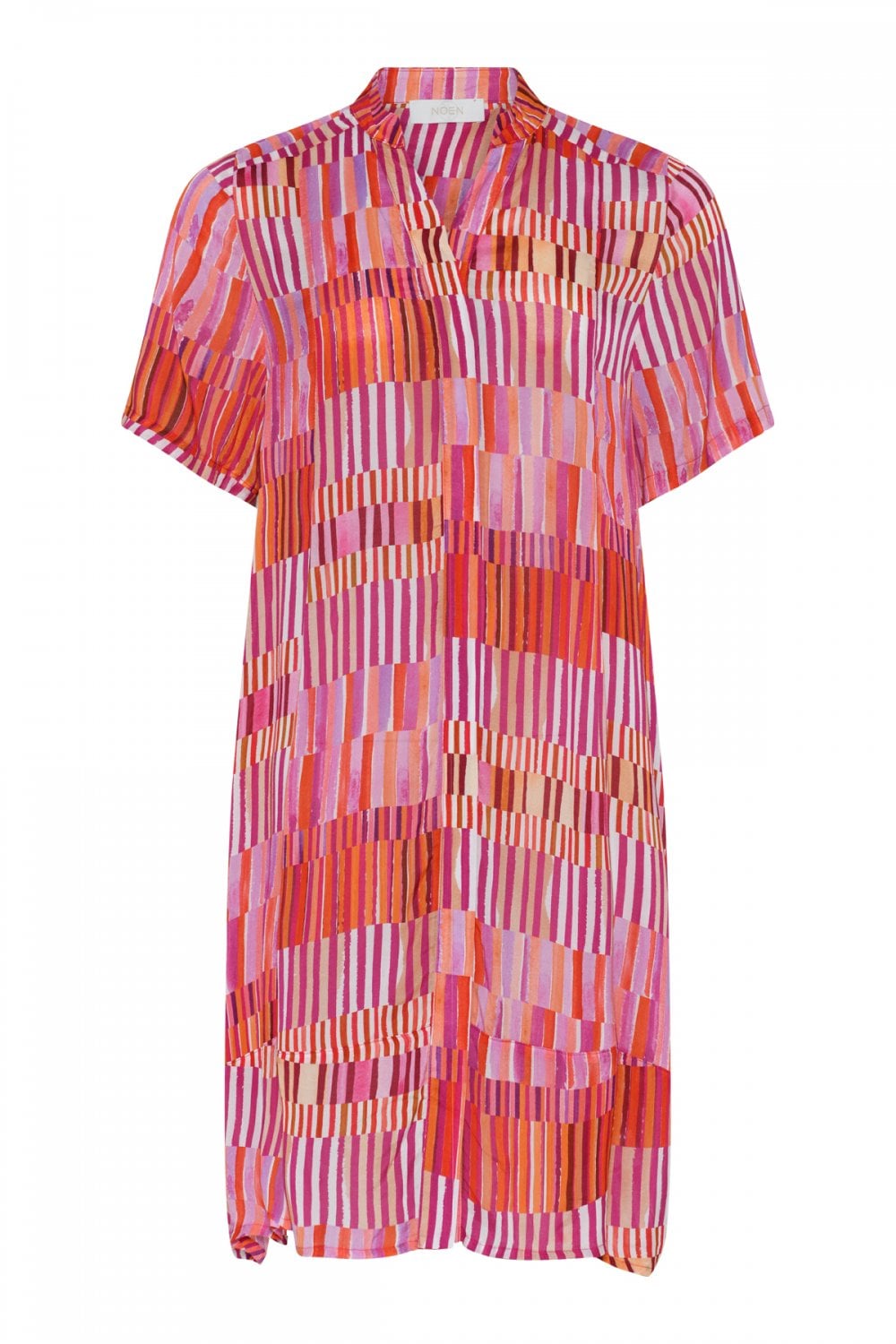 MORRCAN JAZZ PRINT SHIRT DRESS | COL=MULTI