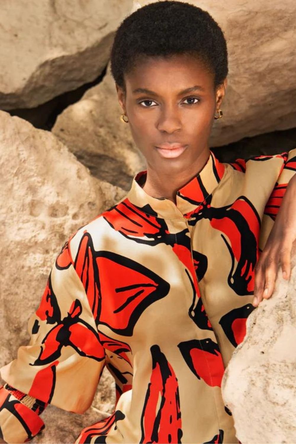 RED  BUTTERFLY SHIRT | COL=RED