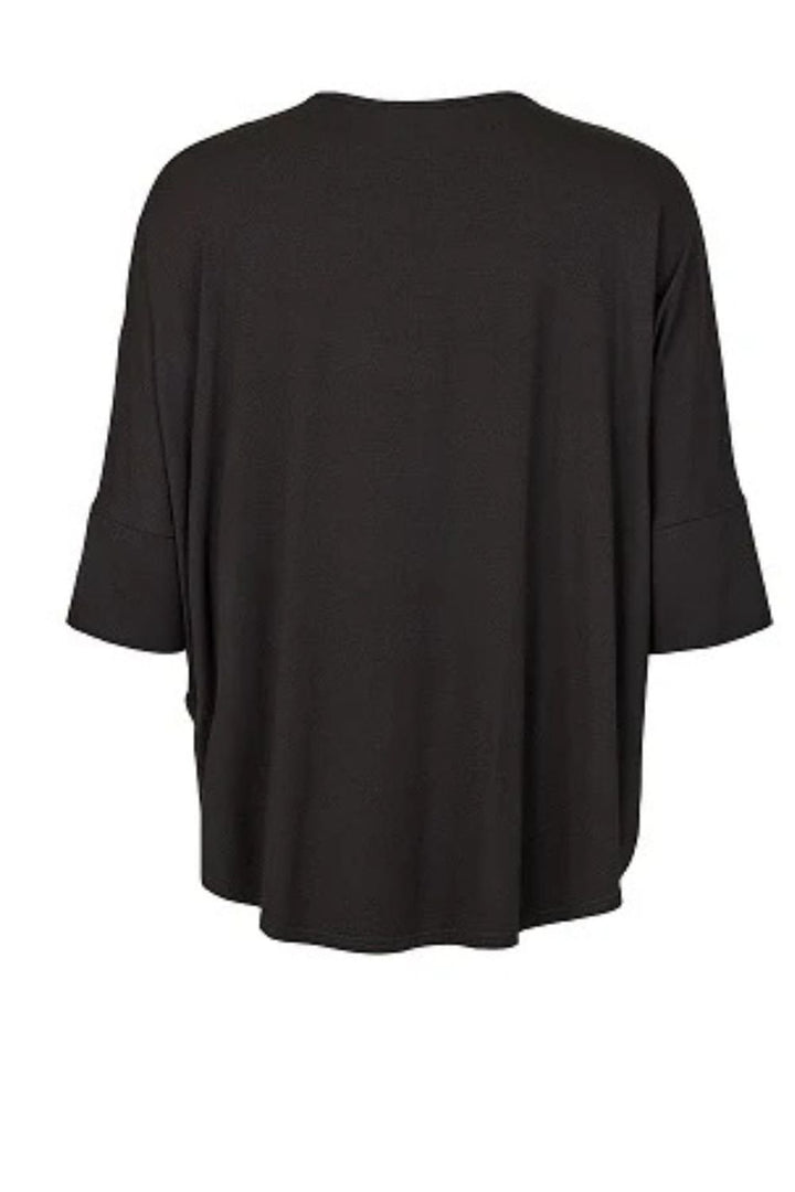 RELAXED POCKET TOP | COL=BLACK