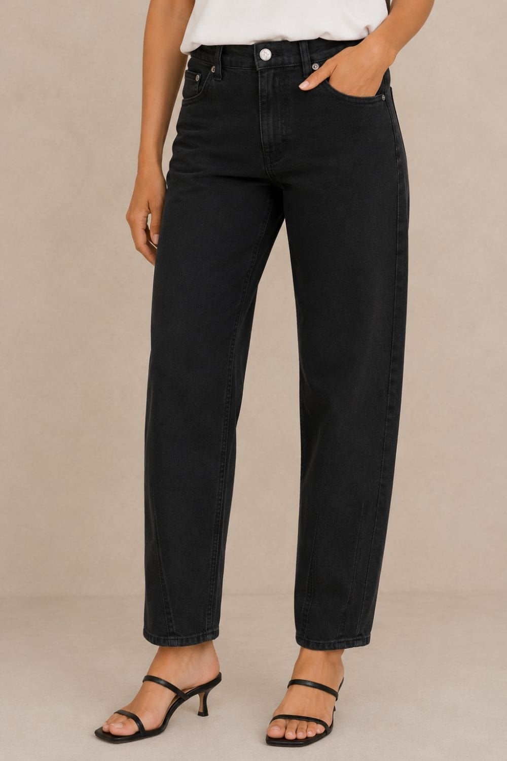 NOEN  DENIM TROUSER | COL=BLACK