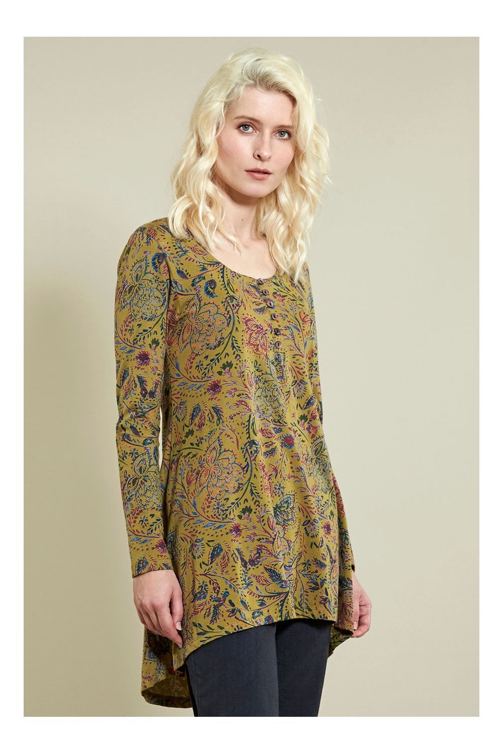 SWING TUNIC | COL=OCHER