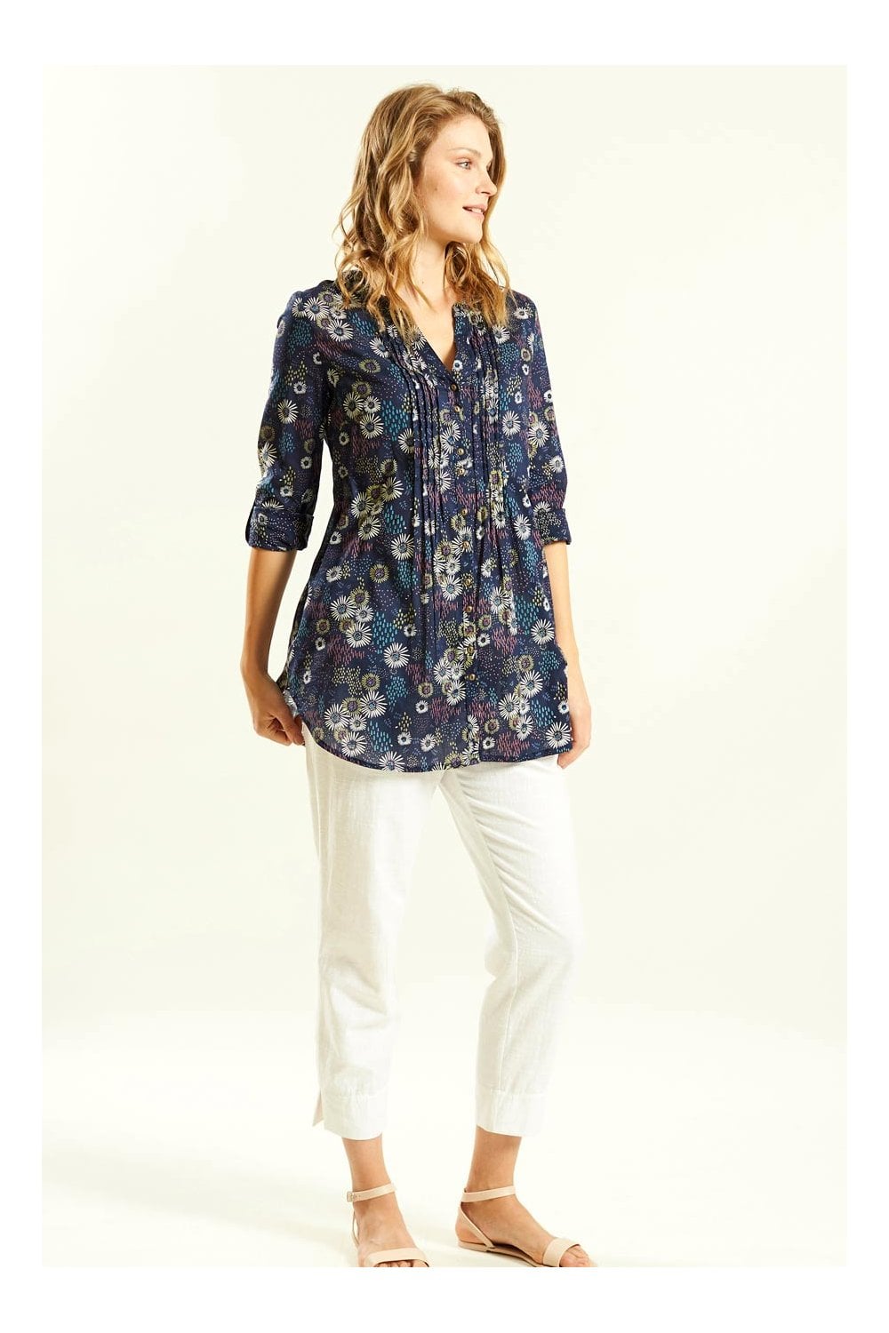 TUNIC SHIRT | COL=NAVY