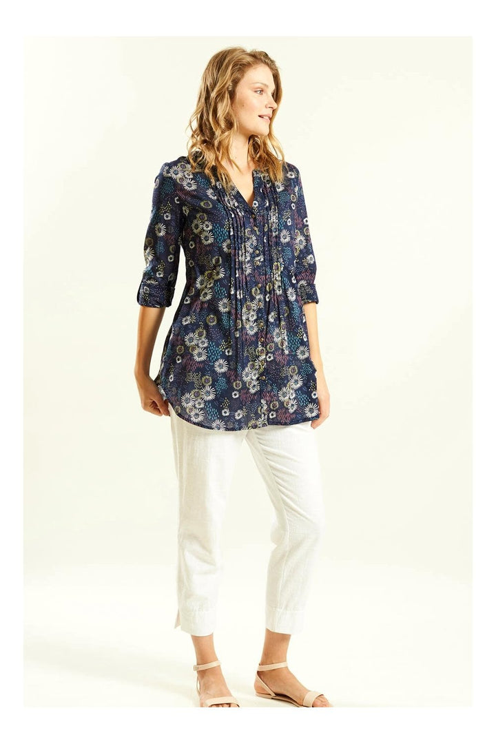 TUNIC SHIRT | COL=NAVY