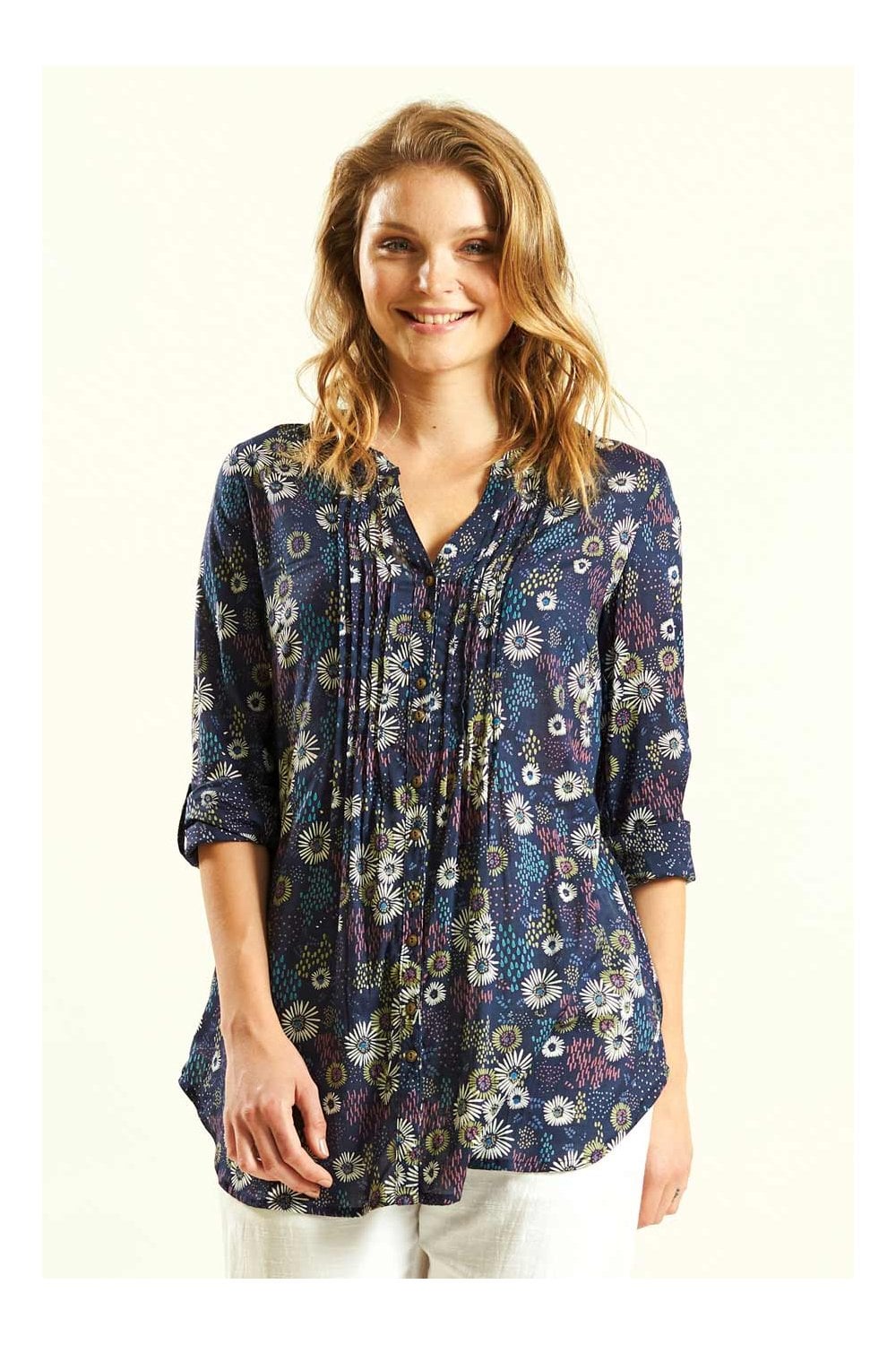 TUNIC SHIRT | COL=NAVY