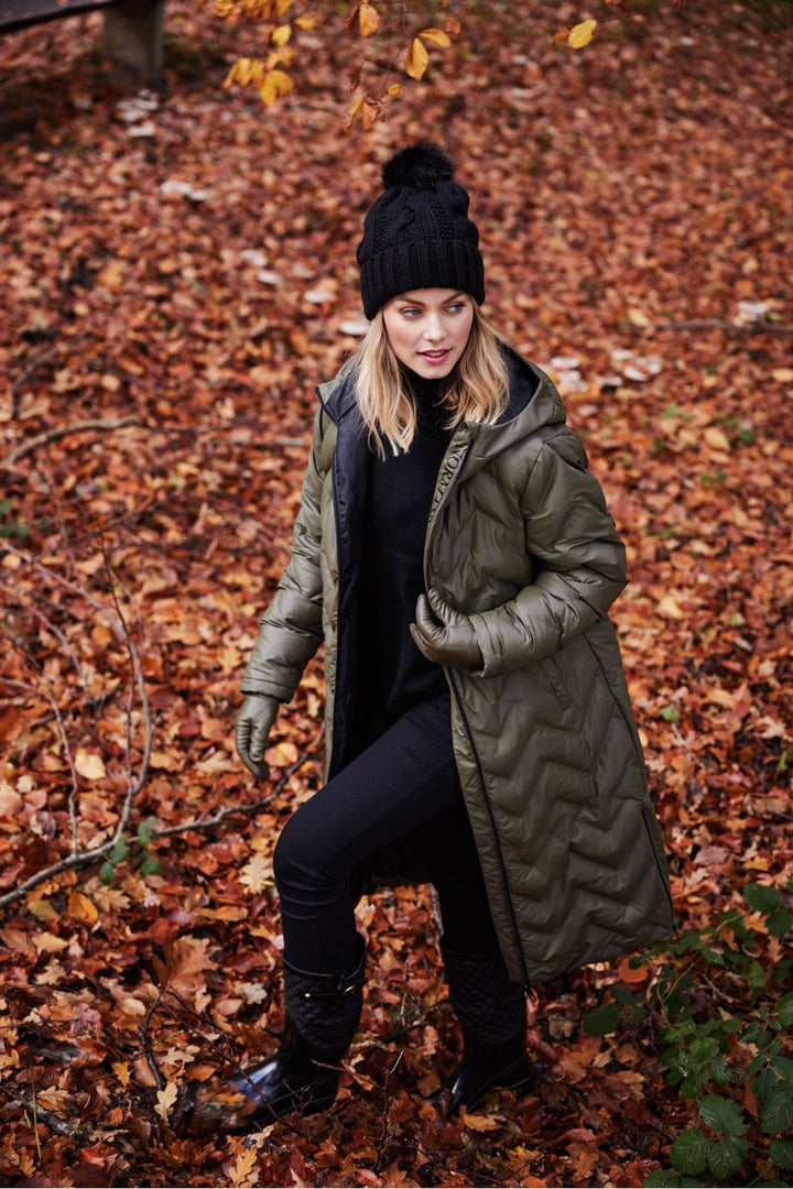 NORMANN TEXTURED RAINCOAT | COL=DARK OLIVE