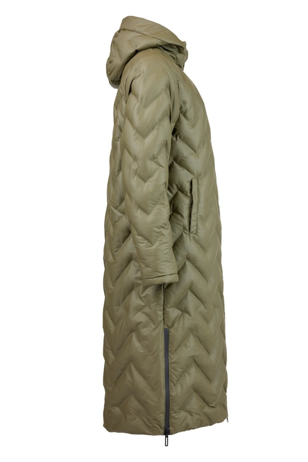 NORMANN TEXTURED RAINCOAT | COL=DARK OLIVE