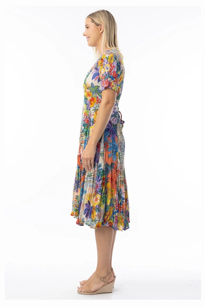 ARUBA GODET DRESS | COL=MIX