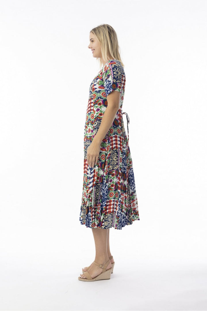BUZIOS GODET  DRESS | COL=MIX