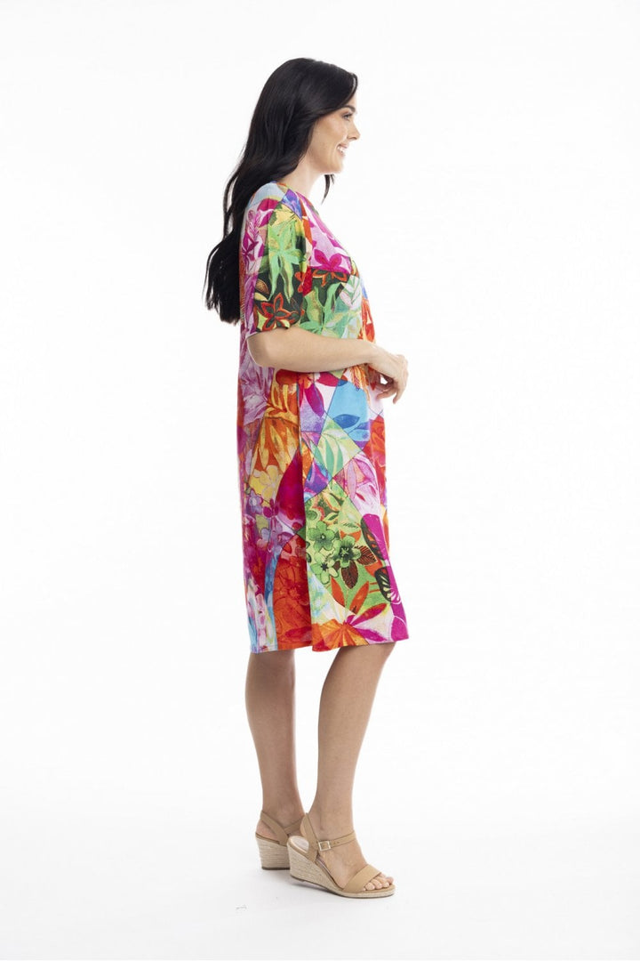 JOZANI CONTEMPOARY DRESS | COL=MULTI