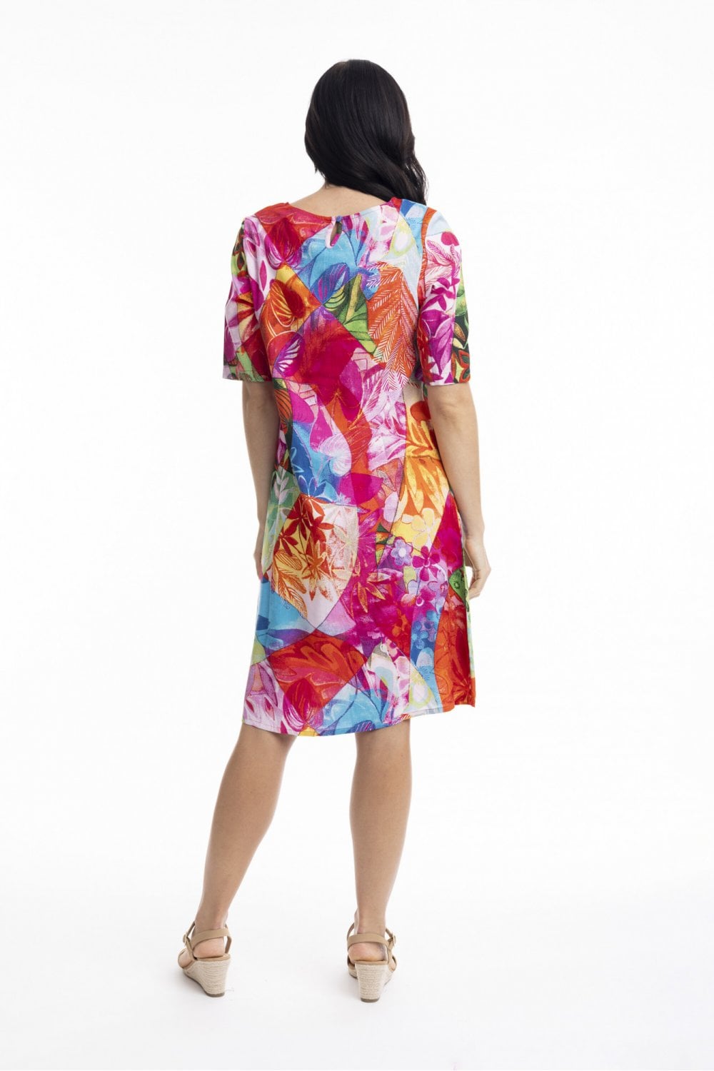 JOZANI CONTEMPOARY DRESS | COL=MULTI