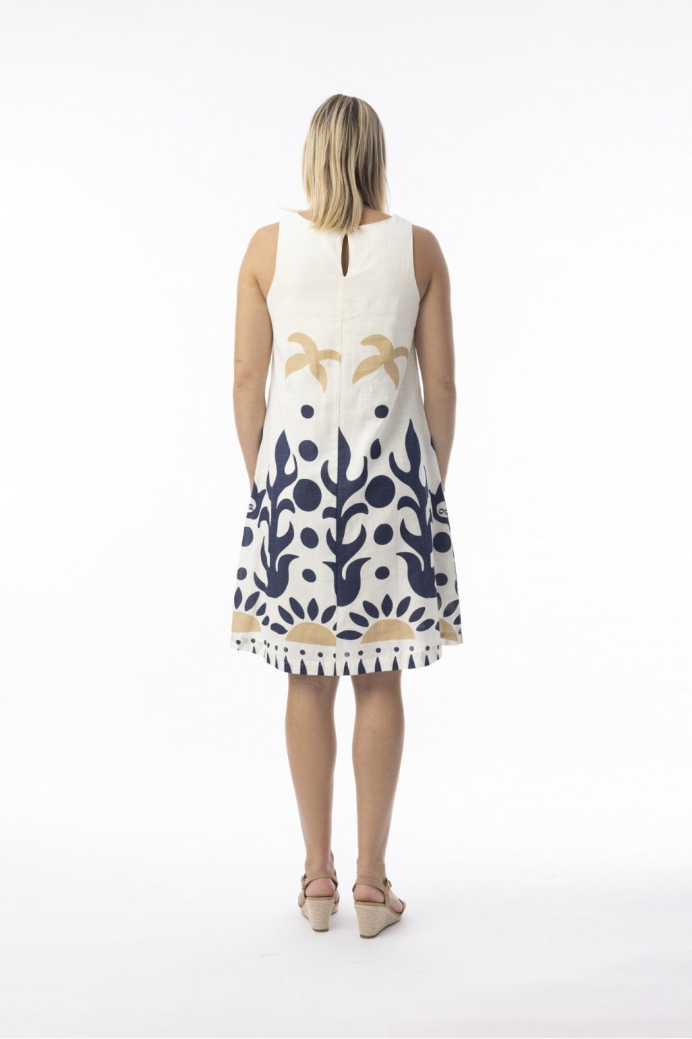 NAZCA MAXI SLEEVELESS DRESS | COL=MIX