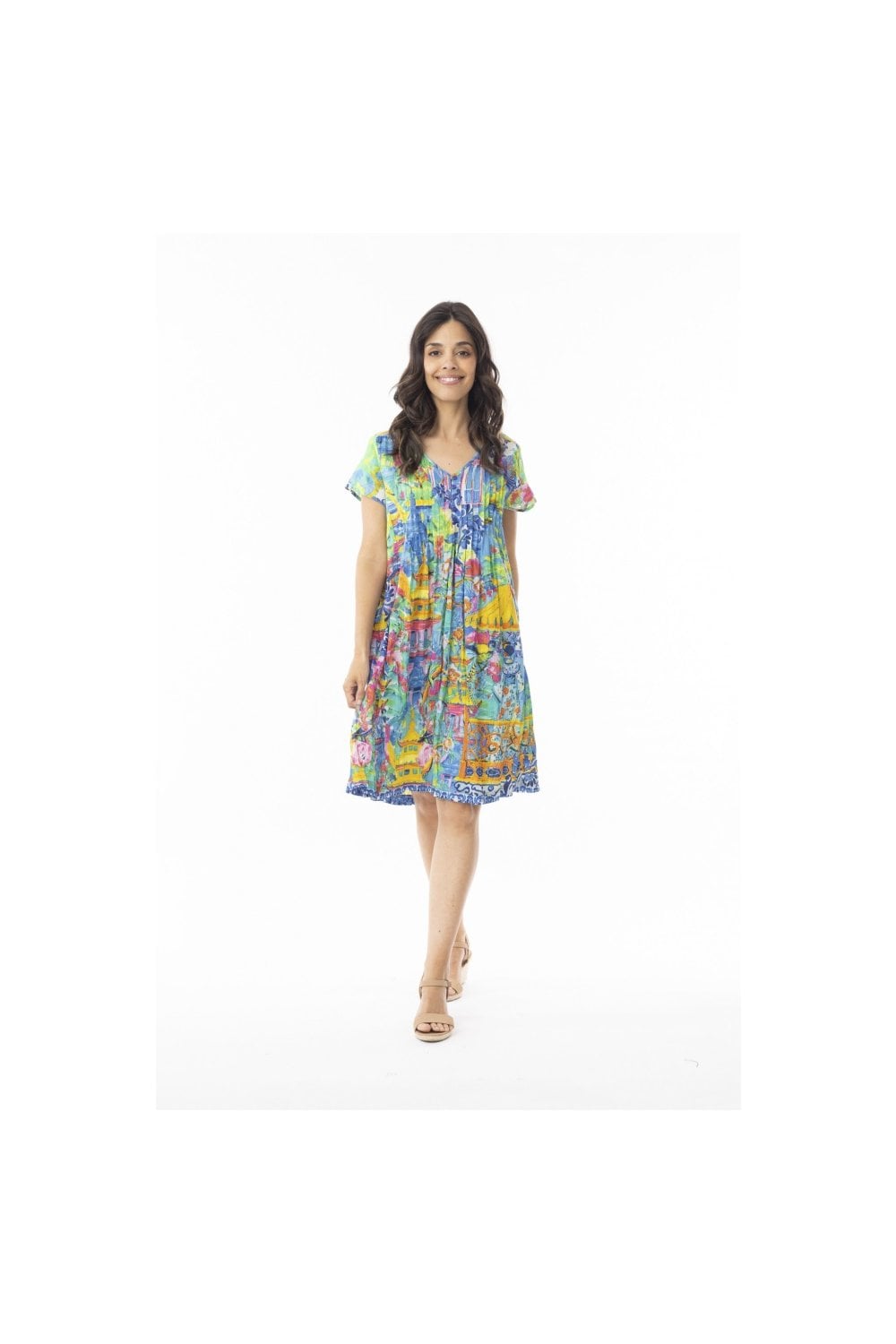 OKAYAMA EASY FIT DRESS | COL=MIX