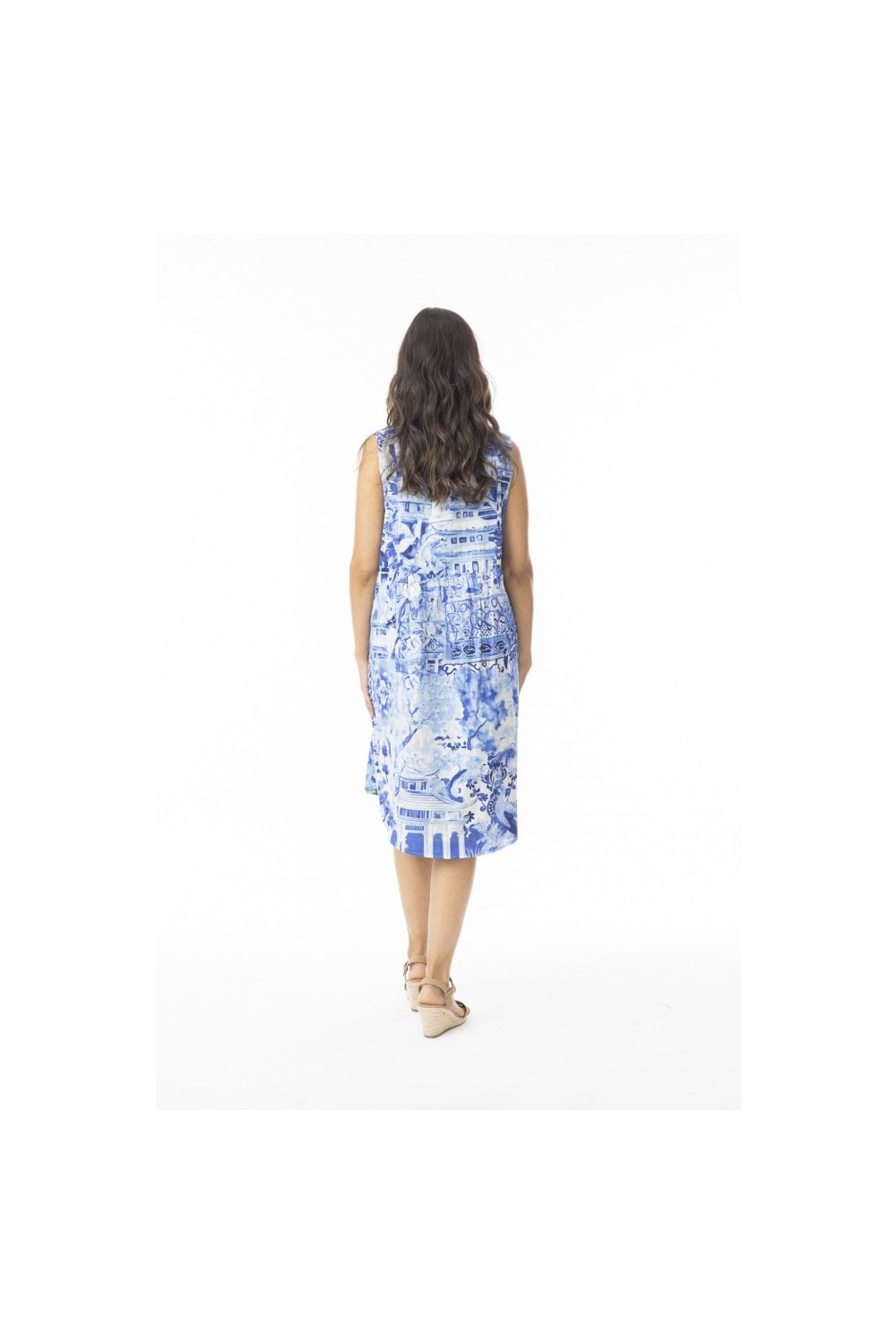 OKAYAMA PRINT SHIFT DRESS | COL=MIX