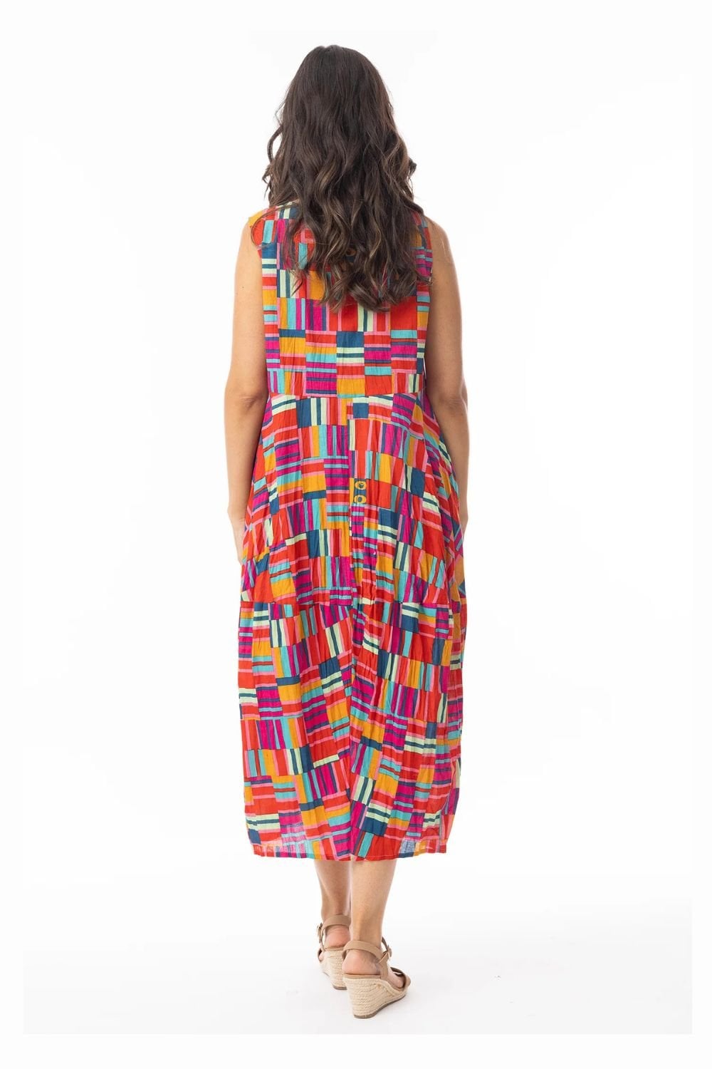 PERU PRINT BUBBLE DRESS | COL=MIX