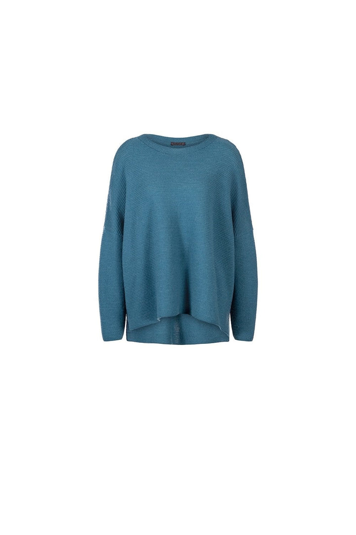 APLPACA BLEND BOXY PULLOVER | COL=STREAM,YURT