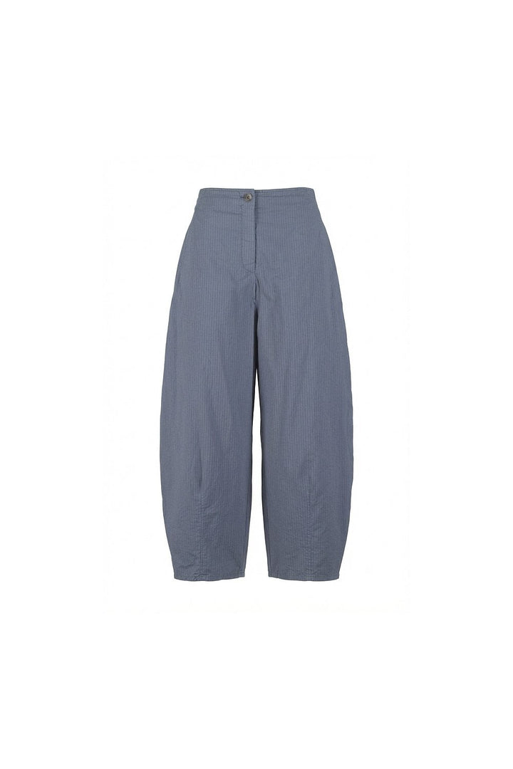FINE STRIPE COTTON TROUSER | COL=DEW