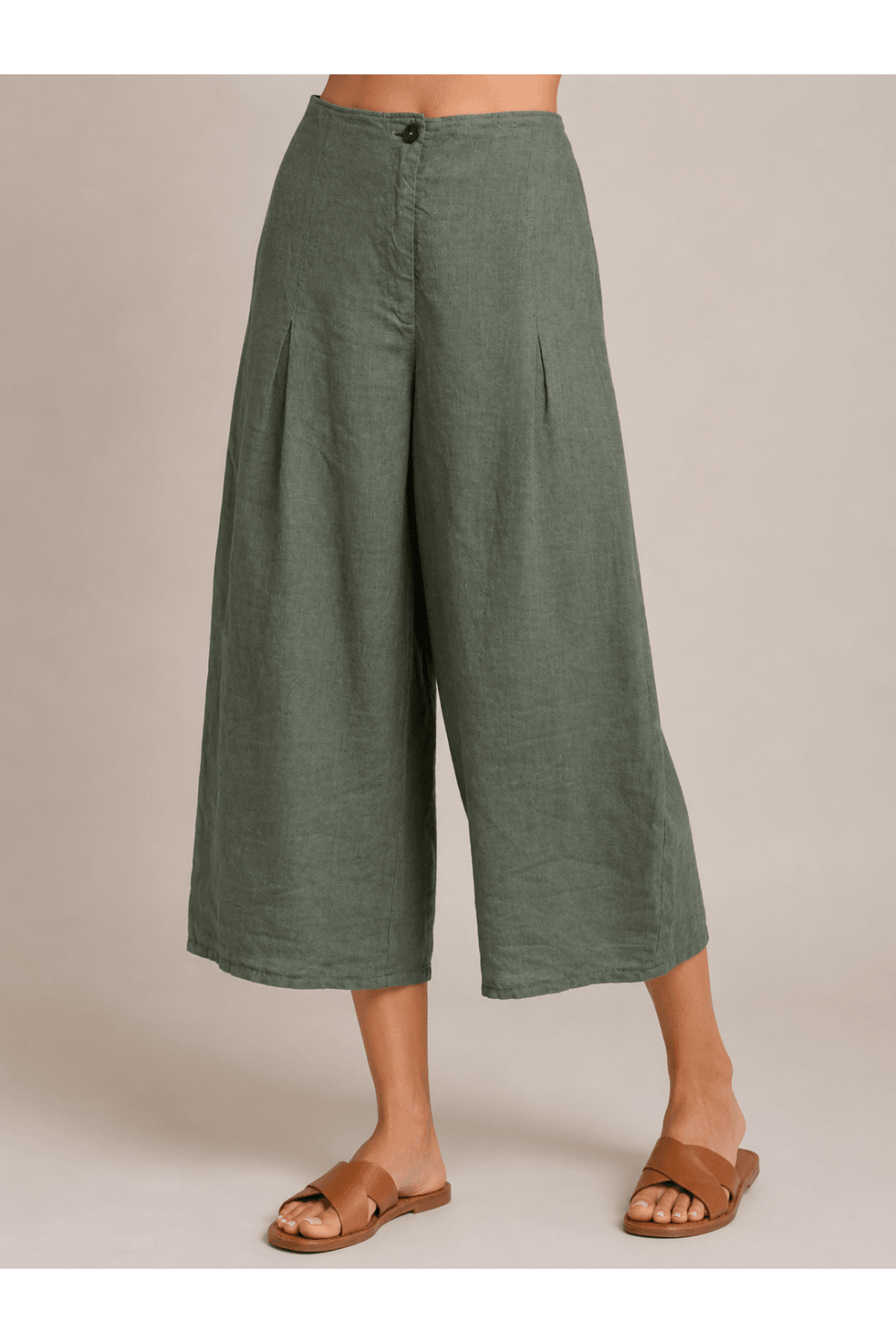 FINE STRIPE TROUSER | COL=ALOE