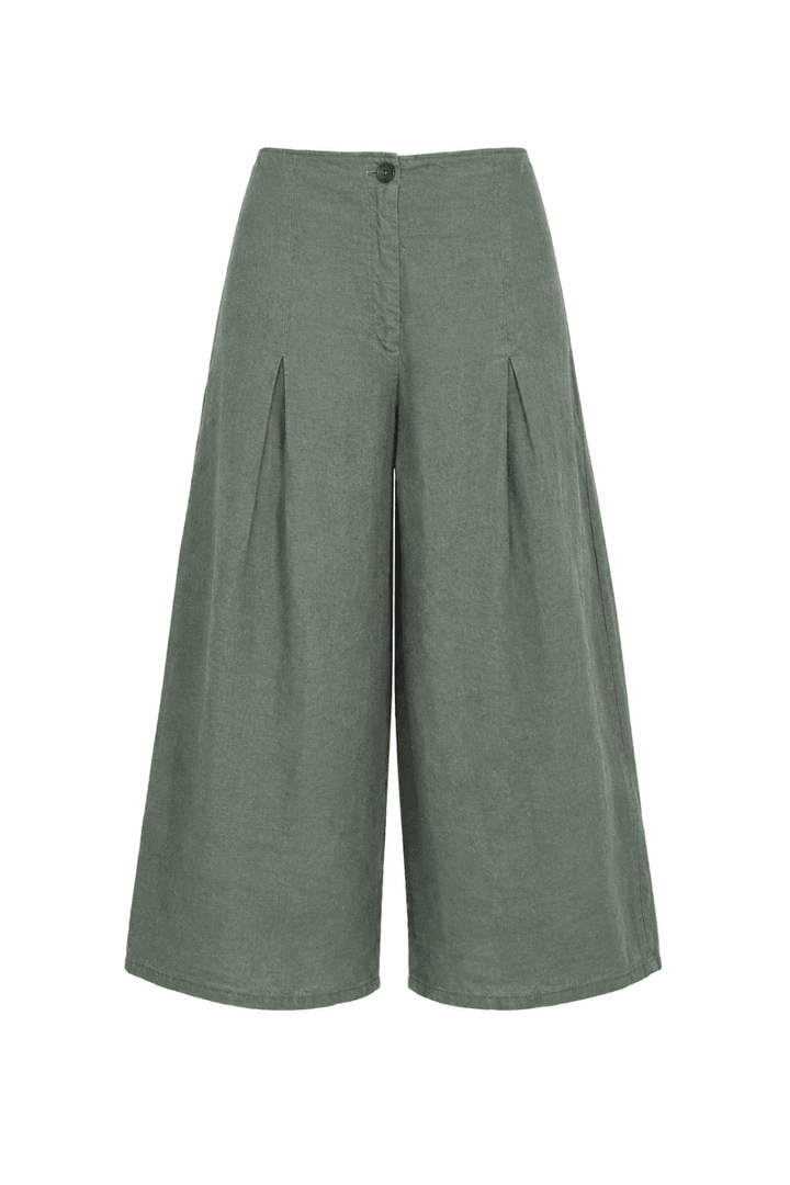 FINE STRIPE TROUSER | COL=ALOE