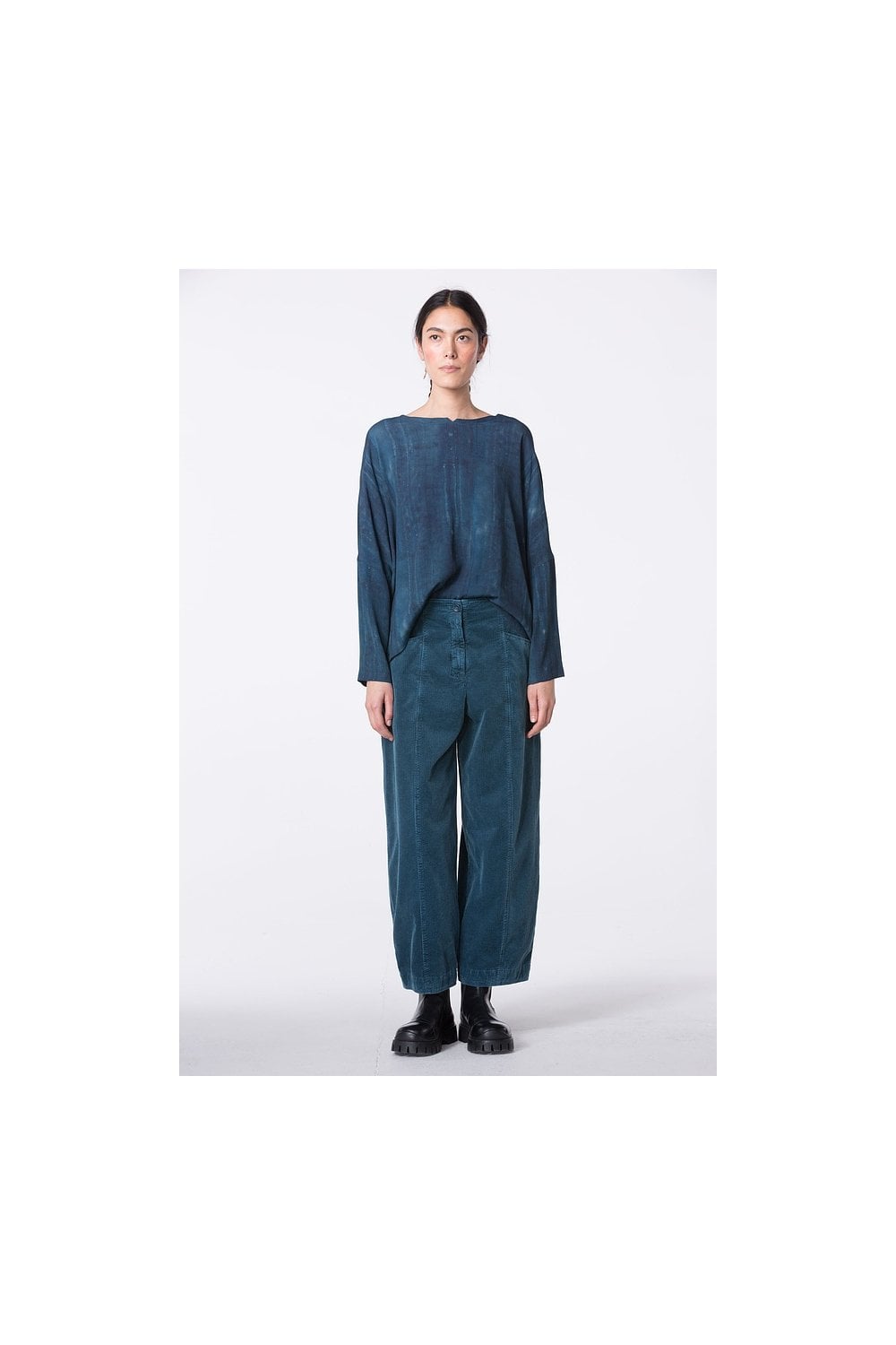 JUMBO CORD TROUSERS | COL=STREAM