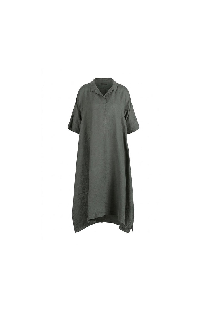 OSKA LINEN DRESS | COL=ALOE