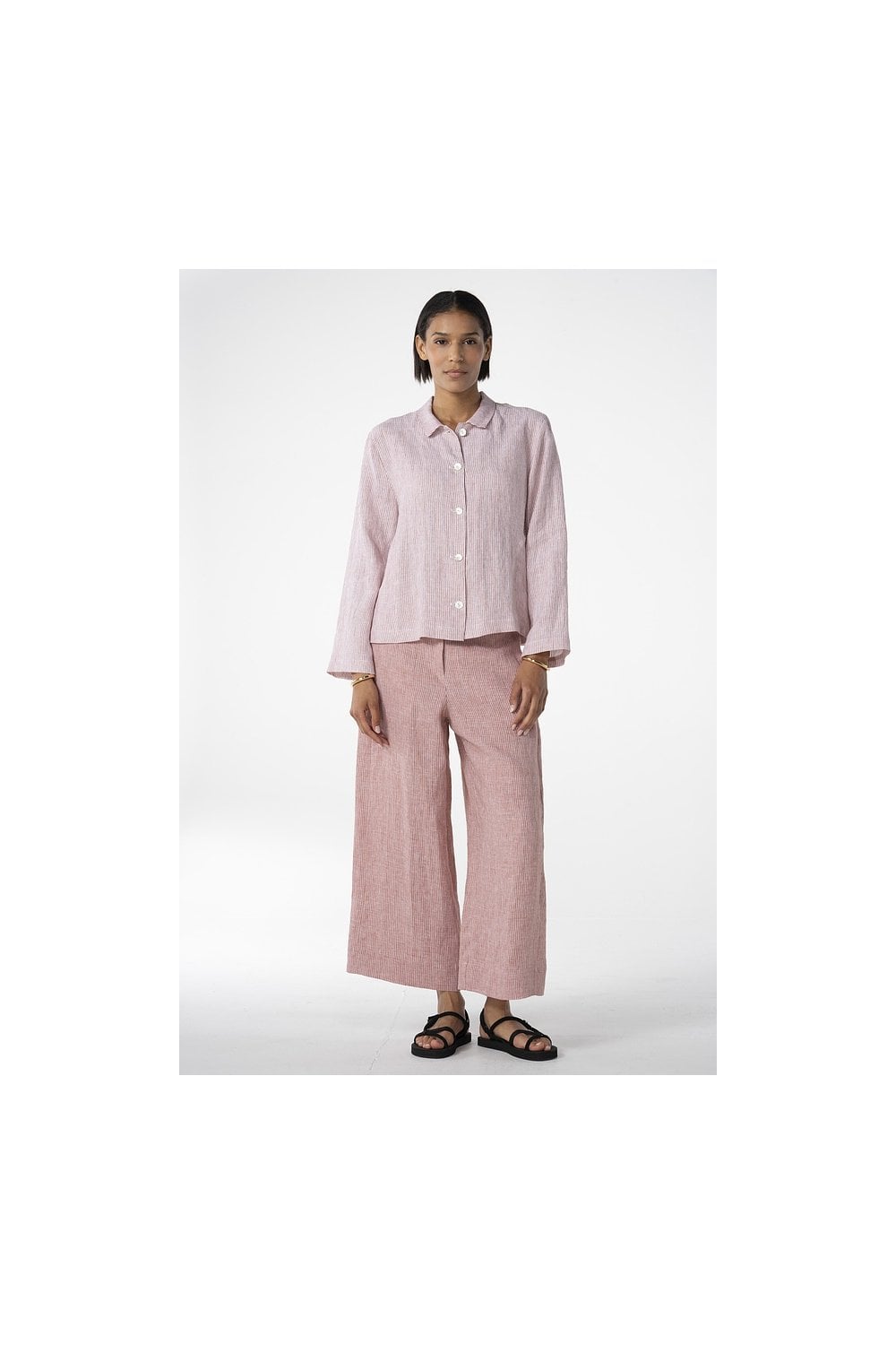 LINEN TROUSERS | COL=PICANTE