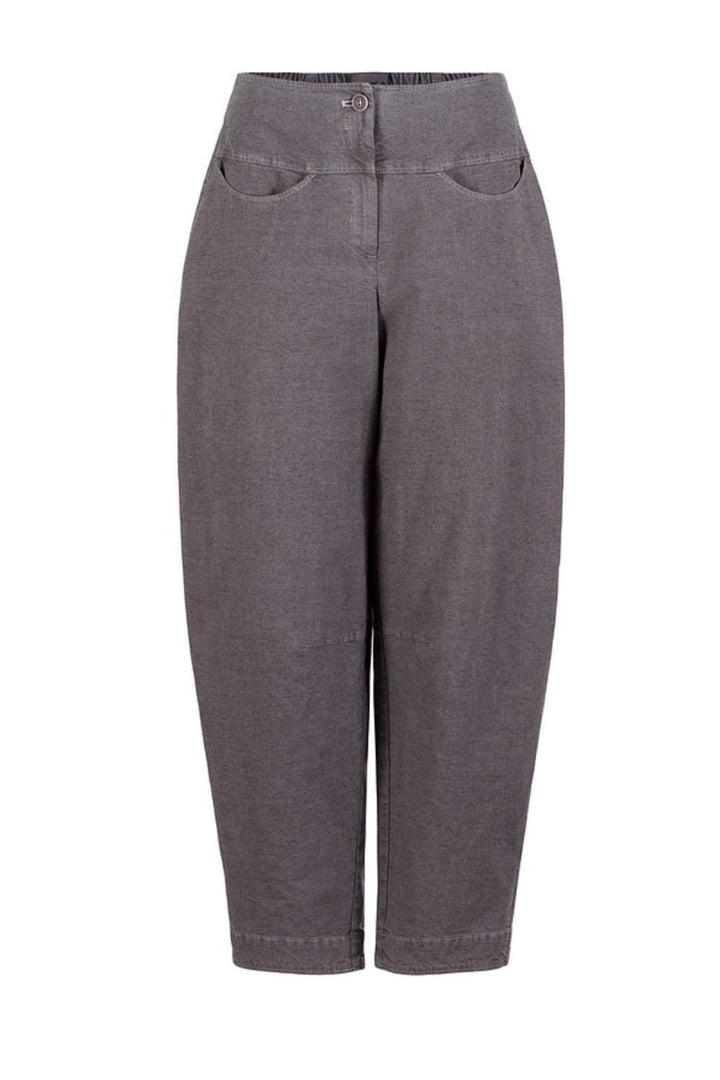 MINI DOBBY BARREL TROUSER | COL=MOUSE