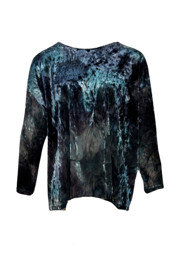 VELVET WIDE TOP | COL=BLUE