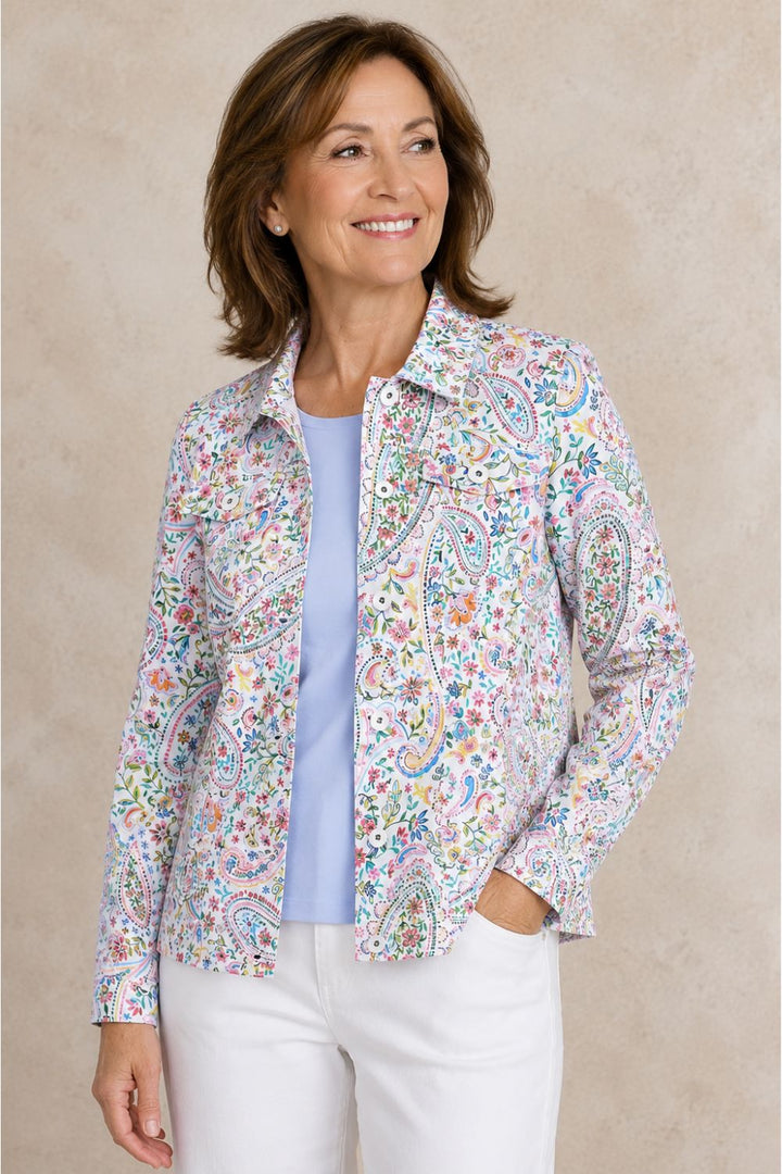 MULTI PAISLEY PRINT HAPPY JACKET